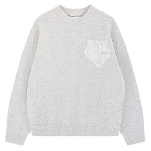 Couture Womens/Ladies Fluffy Winter Sweater Top / Gray